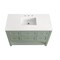 James Martin Vanities Breckenridge 48in Single Vanity, Smokey Celadon w/ 3 CM White Zeus Top 330-V48-SC-3WZ - alternate 7